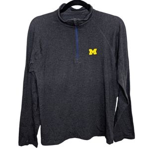 J2 Sport University of Michigan Quarter Zip Size XL 💛💙